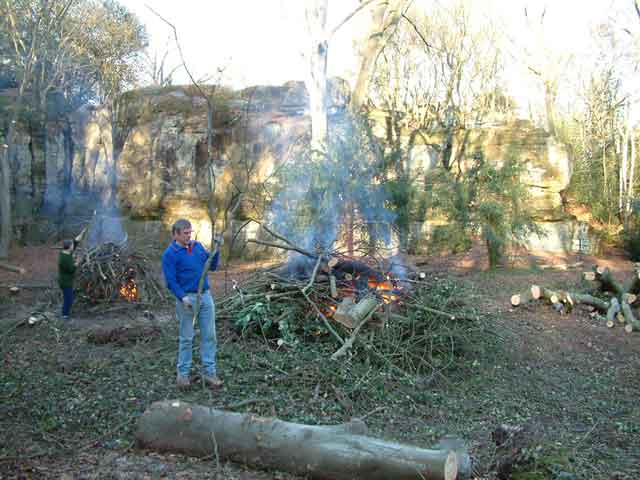 Bob Moulton gets to grips with the fire